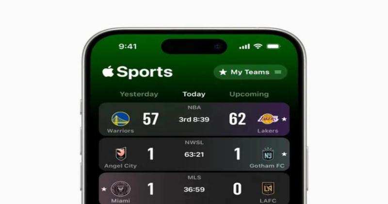 Apple выпускает приложение Apple Sports для отображения результатов ставок на спортивные лиги