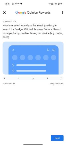 Google может изменить виджет поиска на главном экране Android