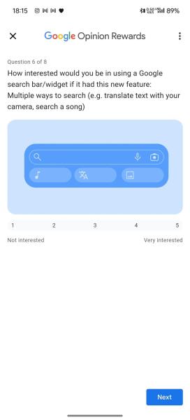 Google может изменить виджет поиска на главном экране Android