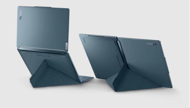 Lenovo Yoga Book 9: ноутбук-трансформер с двумя 13,3-дюймовыми сенсорными экранами