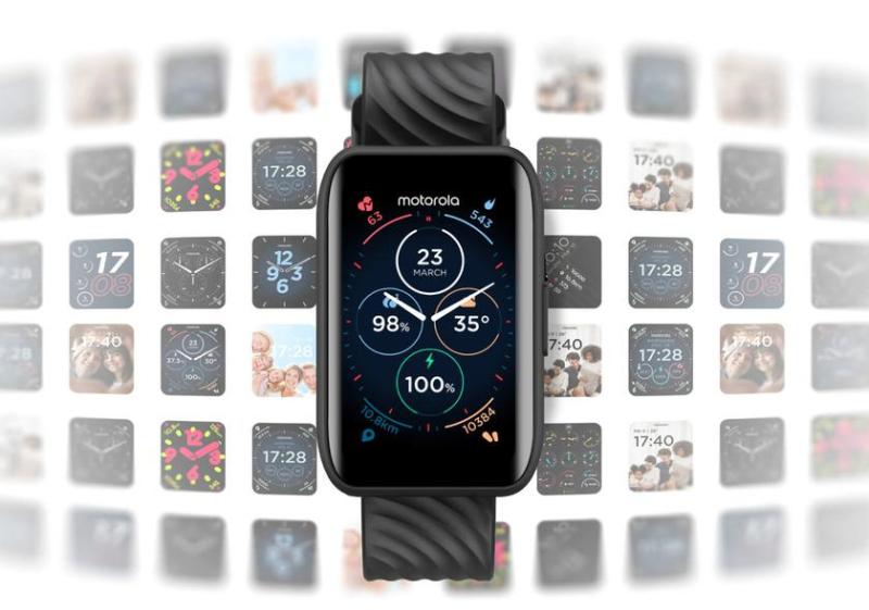 Moto Watch 40: ЖК-дисплей, защита IP67, датчик SpO2, ОС Moto Watch, до 10 дней автономной работы (65 долларов США