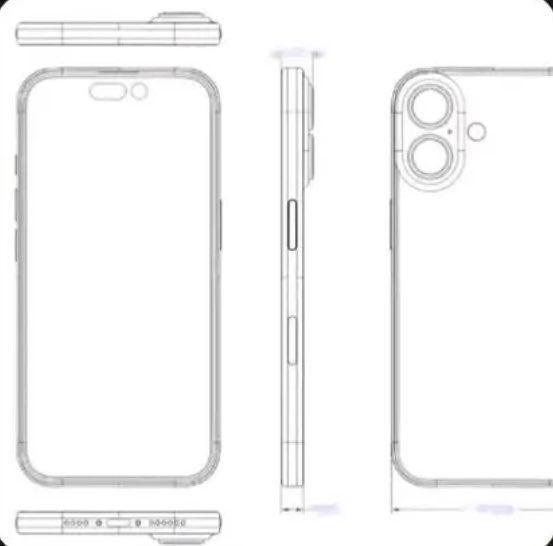 новый дизайн iPhone 16 – его скопировали Redmi и Nothing? На рисунке видно, что что-то не так!
