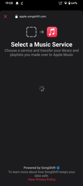 Apple Music получает функцию, позволяющую переносить библиотеки песен из других сервисов