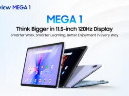 Blackview представляет универсальный планшет MEGA 1 с большим 120 Гц экраном.