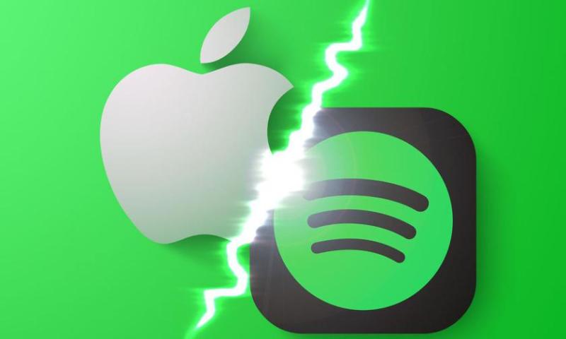 Европейская комиссия наложила на Apple штраф в размере 1,8 миллиарда евро после жалобы Spotify