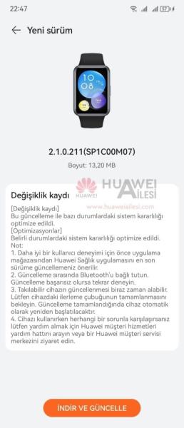 Huawei Watch Fit 2 начали получать новые прошивки на мировом рынке