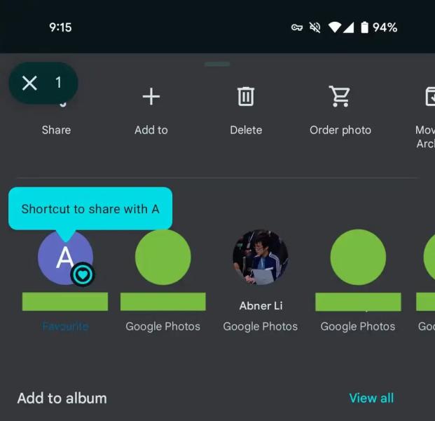 Ярлики Google Фото спрощують користувачам Android обмін зображеннями