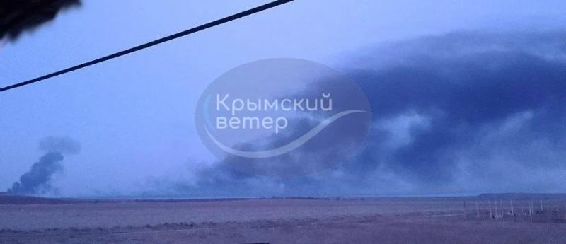 Новый лидер посетил оккупированный Крым: загорелась Гвардейская нефтебаза