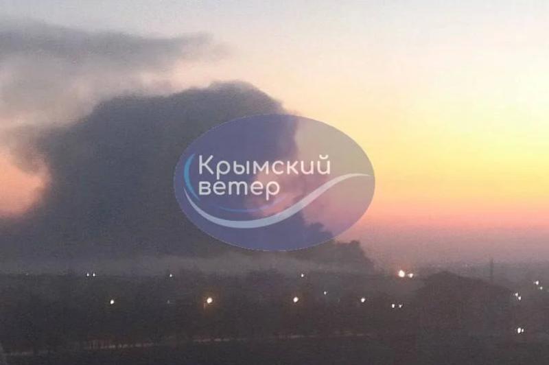 Новый лидер посетил оккупированный Крым: загорелась Гвардейская нефтебаза