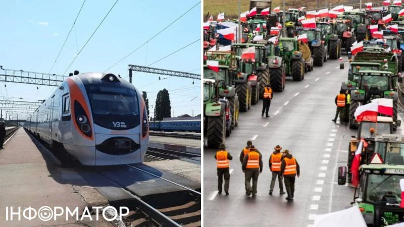 Протесты в Польше приводят к тому, что пассажиры опаздывают на поезда: 