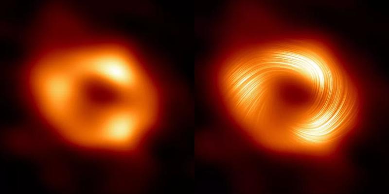 Самое детальное изображение черной дыры Млечного Пути раскрывает тайны ее магнитного поля