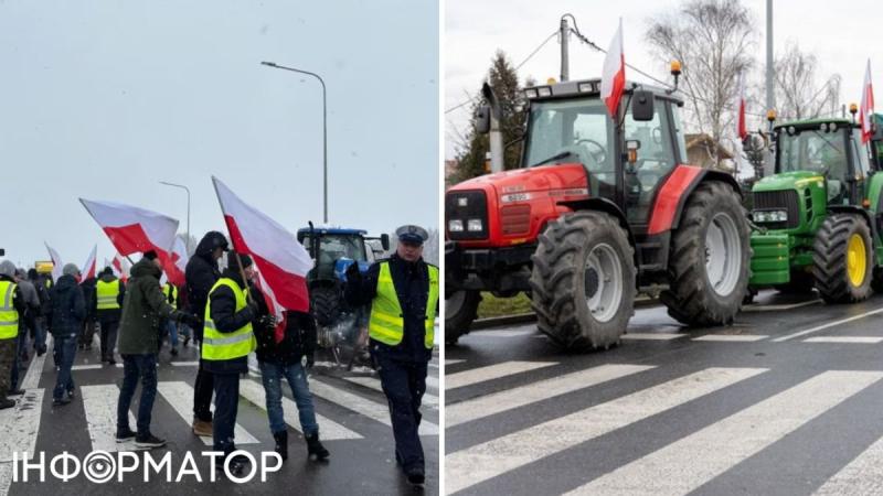 Польские фермеры закрыли границу с Германией