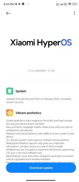 Пользователи Redmi Note 13 Pro+ начали получать HyperOS на базе Android 14