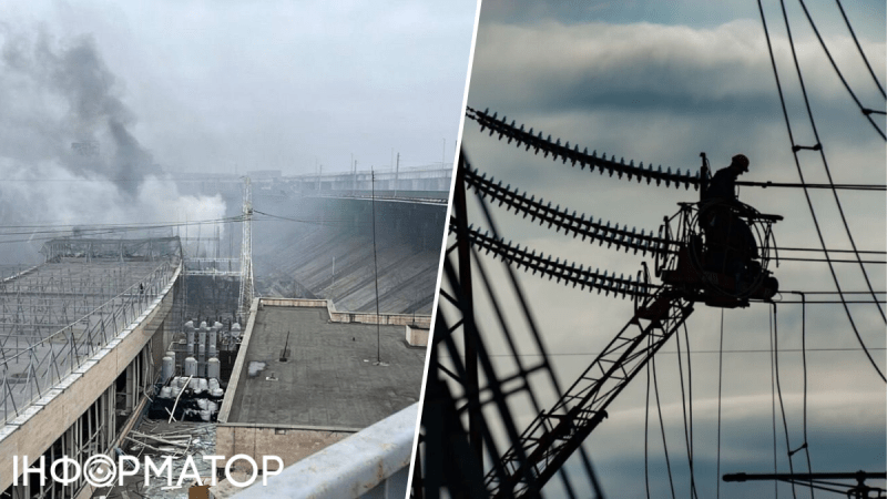 В результате российской атаки: в Одессе произошло аварийное отключение электроэнергии, включилось часть оборудования ДнепроГЭС