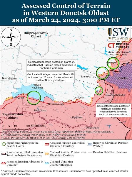 Россия наступает одновременно на нескольких фронтах: ISW раскрывает подробности операций Кремля