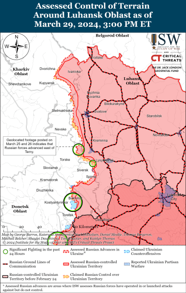 Российские войска готовятся к наступлению на Купянск: карта боев показана в ISW