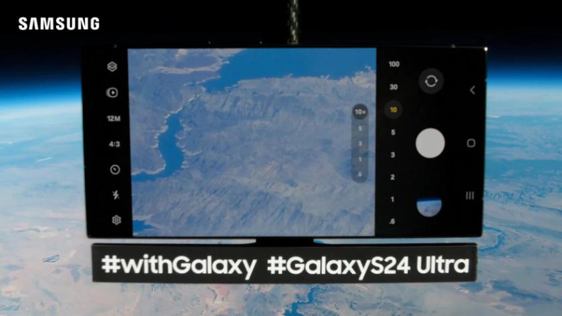 Samsung отправила флагман Galaxy S24 Ultra в космос