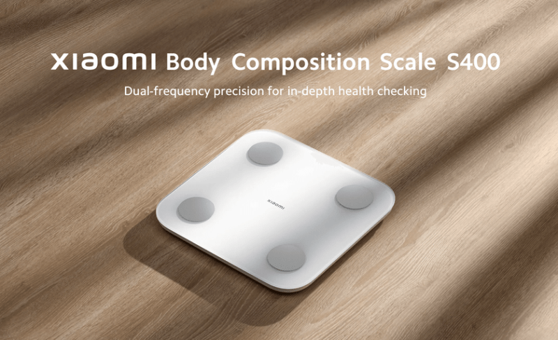 Xiaomi представляет на мировом рынке анализатор состава тела S400, способный измерять 25 показателей здоровья