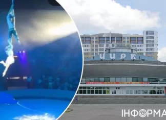Двое акробатов сорвались и упали на арену во время выступления в цирке в Запорожье