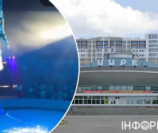 Двое акробатов сорвались и упали на арену во время выступления в цирке в Запорожье