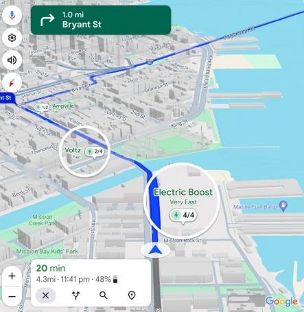 Планируйте зарядку: Google Maps предлагает лучшие маршруты для вашего электромобиля