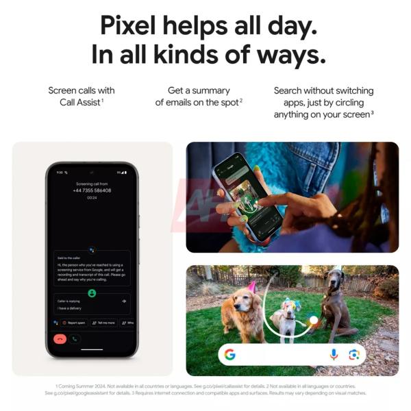 Промо-материалы подтверждают: Google Pixel 8a получит 7 лет обновлений, как у Pixel 8 и Pixel 8 Pro
