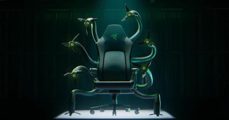 Razer Cthulhu — первое игровое кресло с роботизированными щупальцами и искусственным интеллектом
