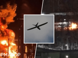 РФ атаковали беспилотники: вблизи Брянска горит подстанция, а в калуге повреждена энергетическая инфраструктура (видео)