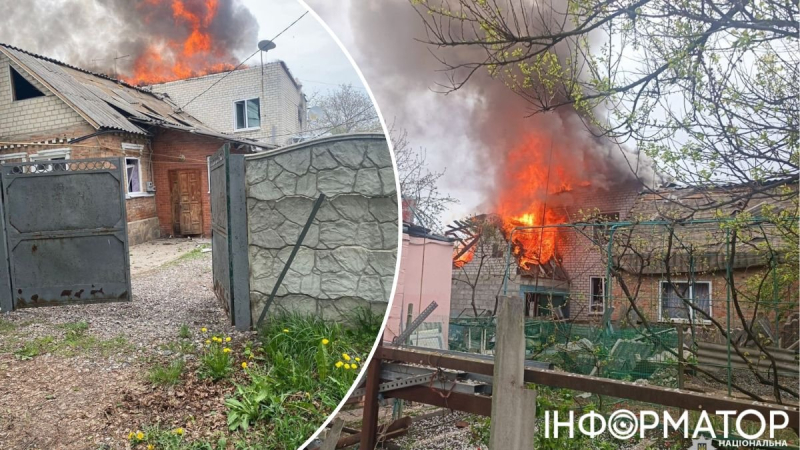 Россияне ударили КАБами по Харьковщине: пострадали дети, горит двухэтажный дом