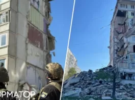 Россияне ударили по многоэтажке в Харьковской области планировочным боеприпасом: есть погибшие и раненые