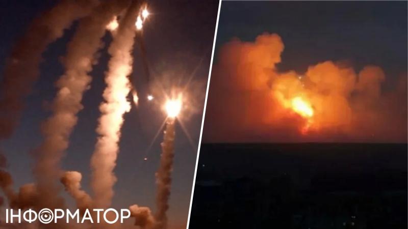 Россияне запускают ракеты по Украине: на Днепре слышны взрывы