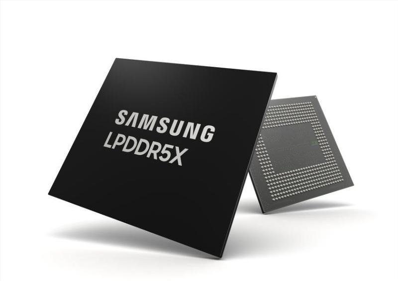 Samsung анонсирует первый в мире чип LPDDR5X DRAM со скоростью 10,7 Гбит/с