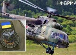 Украинские разведчики уничтожили вражеский вертолет Ми-8