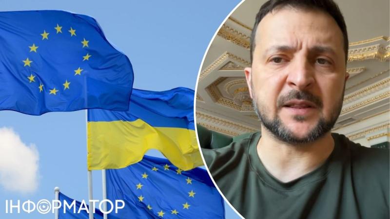 Зеленский заявил, что Украина выполнила все условия для начала переговоров о вступлении в ЕС