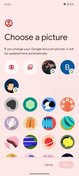 Android 15 лучше синхронизирует изображение профиля учетной записи Google на Pixel