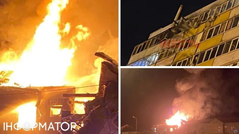 Белгород под массированным обстрелом: разбиты фасады многоэтажек, горят таунхаусы и автомобили – видео