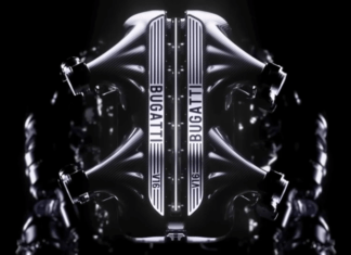 Bugatti анонсировала новый гибридный двигатель V16, позволяющий автомобилю развивать скорость до 445 км/ч