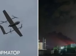 Дроны атаковали НПЗ в Рязанской области: после взрывов вспыхнул пожар