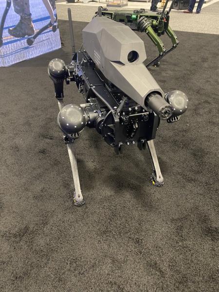 Элитные американские подразделения испытывают вооруженных "роботов-собак"