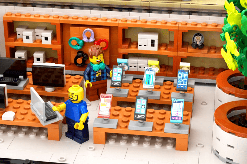 Фанат Apple создал макет конструктара Apple Store, LEGO может выпустить его в розничную продажу