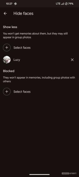 Google Photos планирует улучшить функцию, которая удаляет определенные лица из Воспоминаний