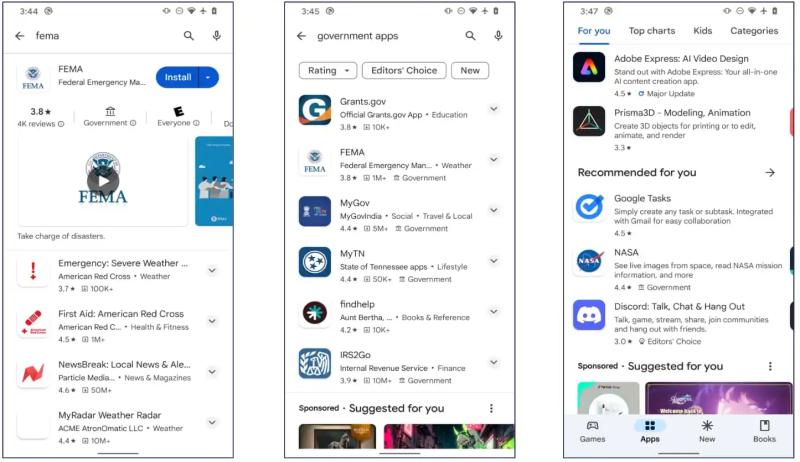 Google Play вводит новую функцию для идентификации официальных государственных приложений