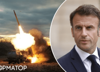 Макрон показал карту военных объектов РФ и призвал страны ЕС разрешить Украине бить по территории агрессора