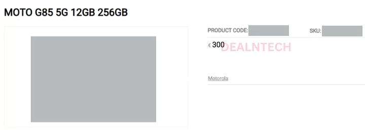Motorola готовит к выходу в Европе Moto G85, новинка будет стоить 300 евро