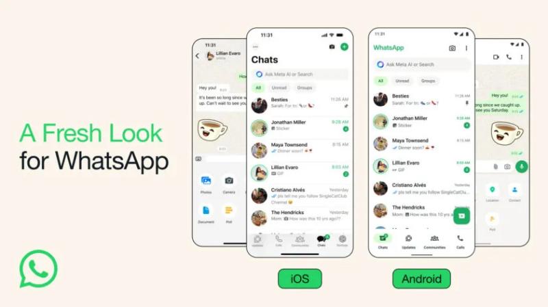 Обновление WhatsApp: редизайн и улучшенный темный режим
