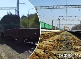 Оккупанты запустили первый поезд по железной дороге, которую строят в Приазовье как альтернативу Крымскому мосту (видео)