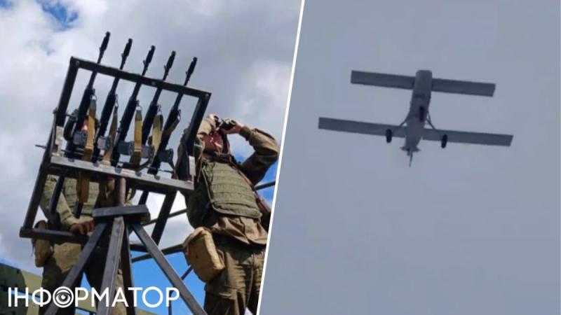 Почти как у "дедов": россияне отбиваются от дронов "новейшей" самодельной ПВО