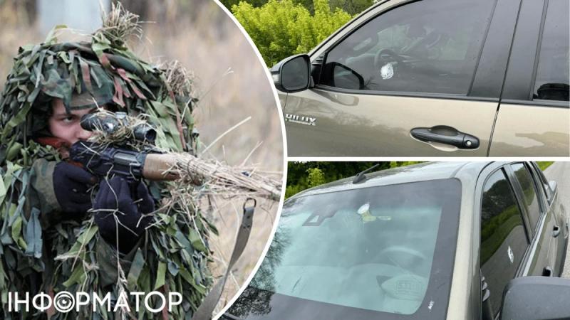 Полицейский автомобиль попал под вражеский обстрел во время эвакуации жителей Волчанска – видео