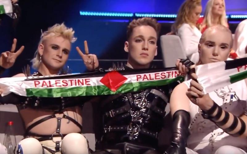 Пришлось пронести флаг контрабандой: по окончанию Евровидения начался политический скандал
