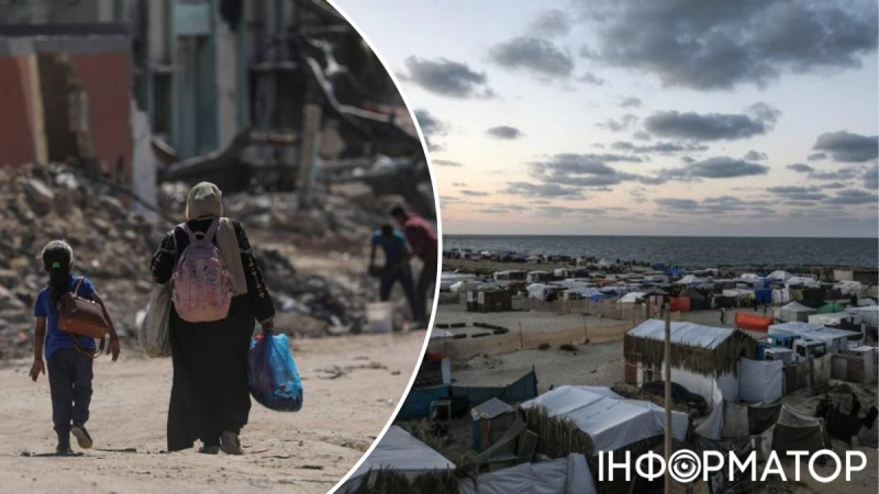 Рафах из-за боевых действий покинули около 800 тысяч палестинцев - ООН
